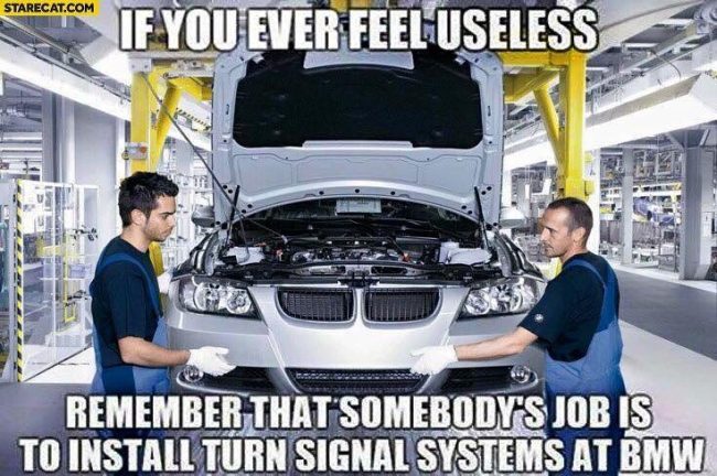 BMW Turn signal Meme